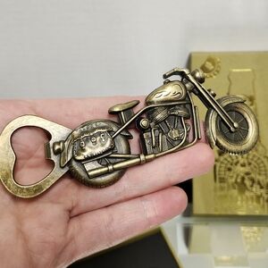 NWT Metal Motorcycle Harley Bottle Opener